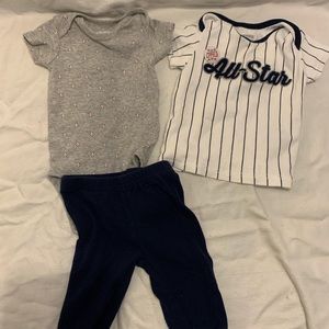 Carter’s baseball matching set